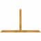 Ekena Millwork Portland Rough Sawn Timber Gable Bracket, Western Red Cedar, 72"W x 42"H x 2"D x 4"F, 14/12 Pitch GBW072X42X0204POR00RWR - alternate 1